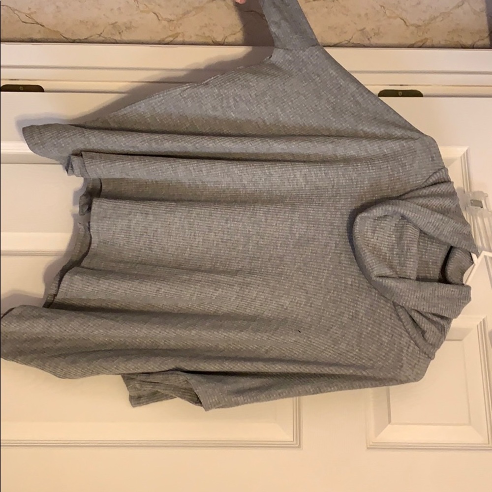 Gray sweater